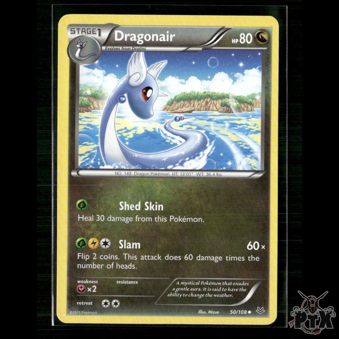 Dragonair 50/108 XY - Roaring Skies NM Pokemon