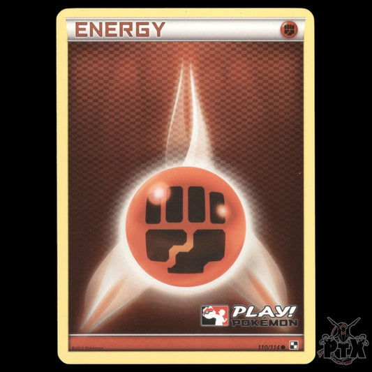 Fighting Energy PLAY! Holo #110/114 Promo NM/Near Mint Pokemon 2011