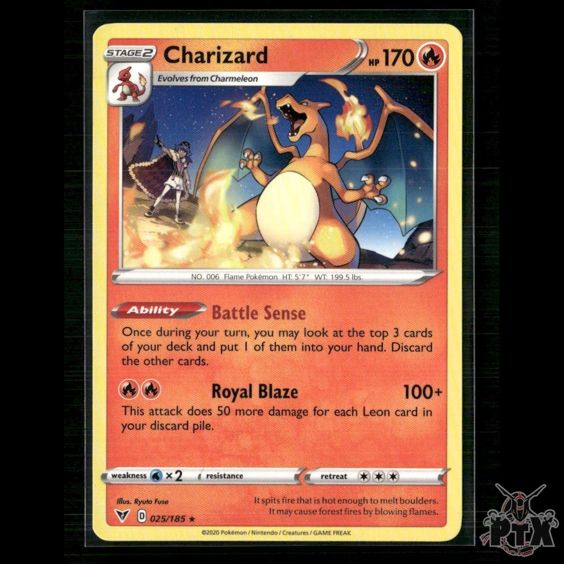 Charizard 025/185 SWSH04: Vivid Voltage NM Pokemon