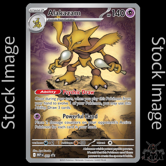 Alakazam #009 Mega Evolution Promo Sealed Pokemon 2025