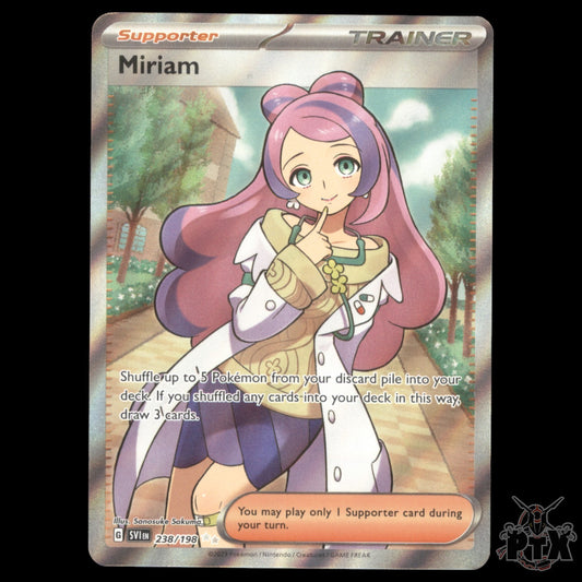 Miriam #238/198 Scarlet & Violet Base NM/Near Mint Pokemon 2023