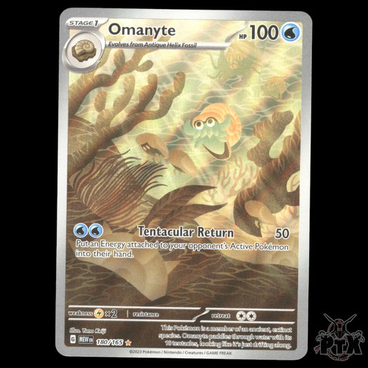 Omanyte #180/165 SV 151 NM/Near Mint Pokemon 2023