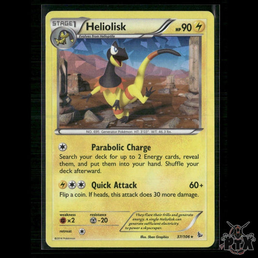 Heliolisk (XY Flashfire) 037/106 Deck Exclusives LP Pokemon