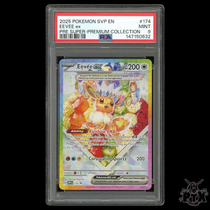 Eevee ex 174 PSA 9 Prismatic Evolutions Promo Pokemon 2025