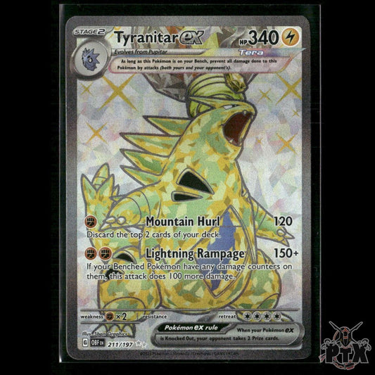 Tyranitar ex 211/197 SV03: Obsidian Flames NM Pokemon