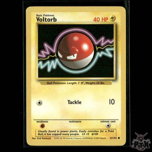 Voltorb 67/102 Base Set NM Pokemon