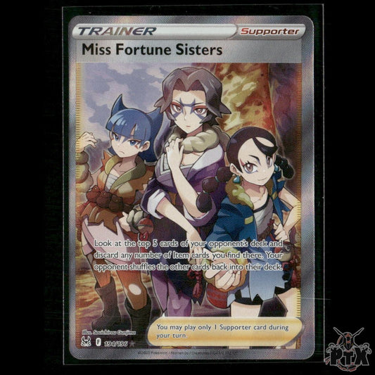 Miss Fortune Sisters (Full Art) 194/196 SWSH11: Lost Origin NM Pokemon