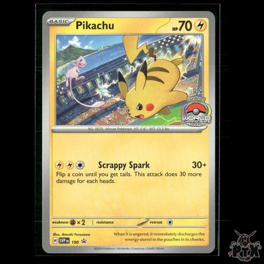 Pikachu 190 SV: Scarlet & Violet Promo Cards NM Pokemon