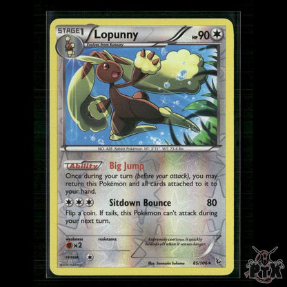 Lopunny 85/106 XY - Flashfire NM Pokemon