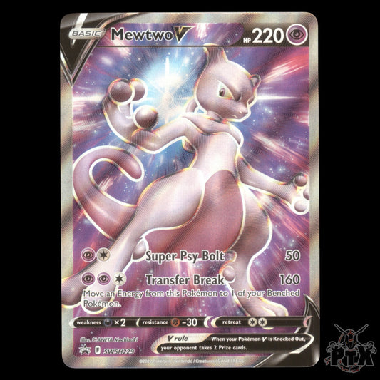 Mewtwo V #SWSH229 Sword & Shield Promo NM/Near Mint Pokemon 2022