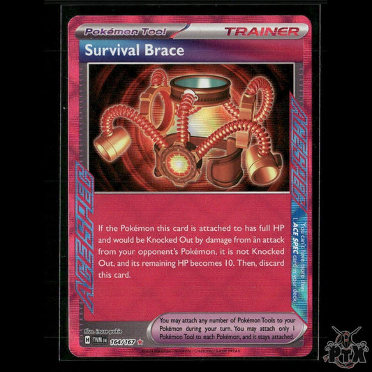 Survival Brace 164/167 SV06: Twilight Masquerade NM Pokemon 2024