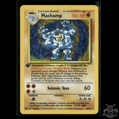 Machamp 8/102 1st Edition Deck Exclusives HP Pokemon