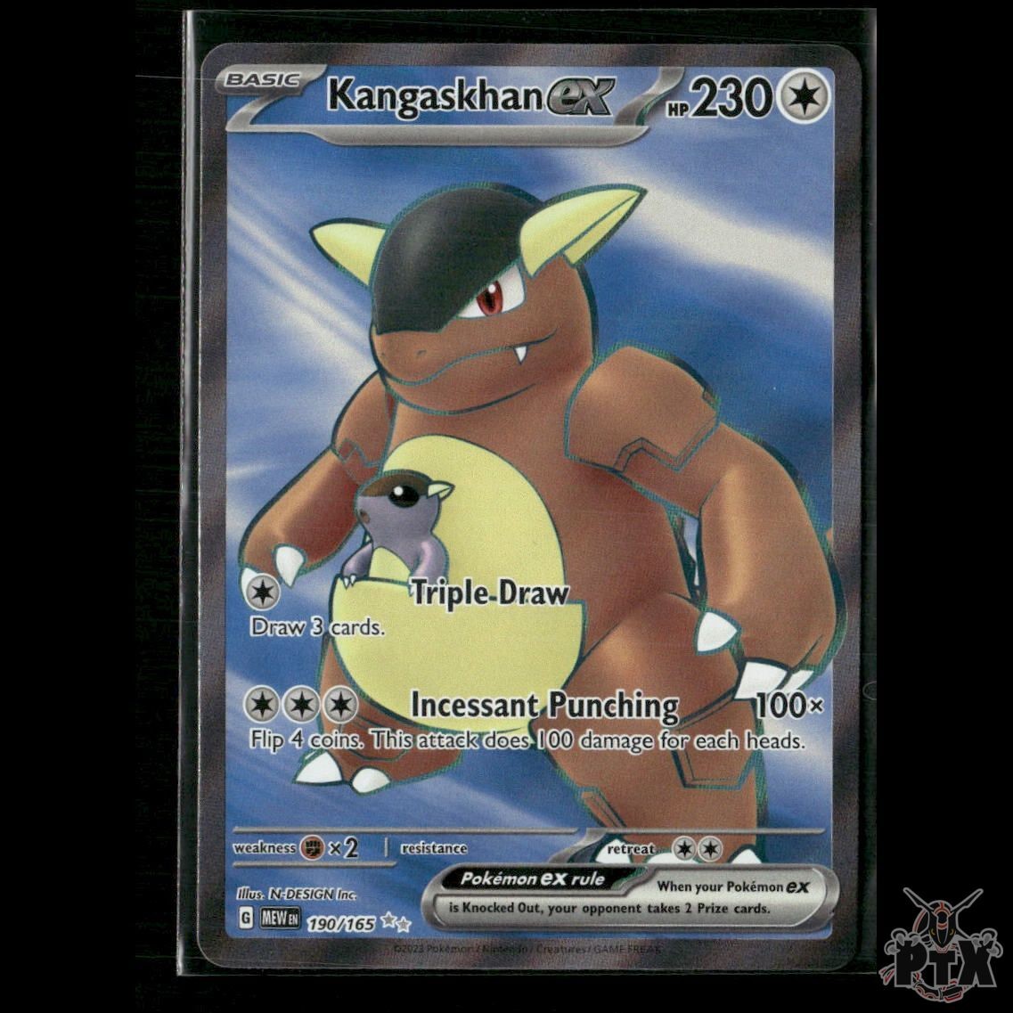 Kangaskhan ex 190/165 SV: Scarlet & Violet 151 NM Pokemon
