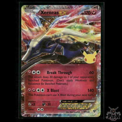 Xerneas EX 97/146 Celebrations: Classic Collection NM Pokemon