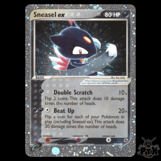 Sneasel ex #103/106 Ruby & Sapphire Unseen Forces Pokemon 2003 NM/Near Mint