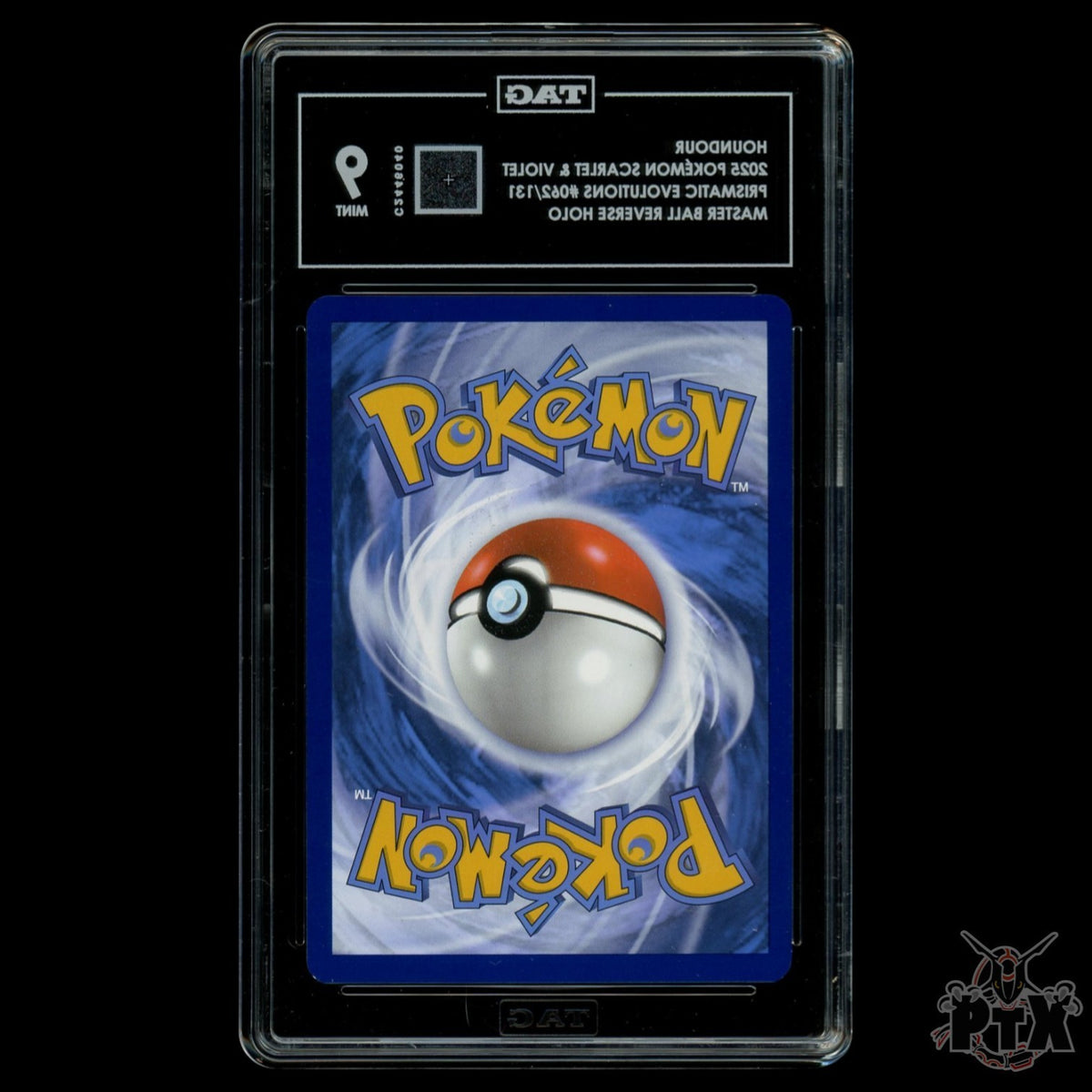 Houndour Master Ball 062/131 TAG 9 Prismatic Evolutions Pokemon 2025