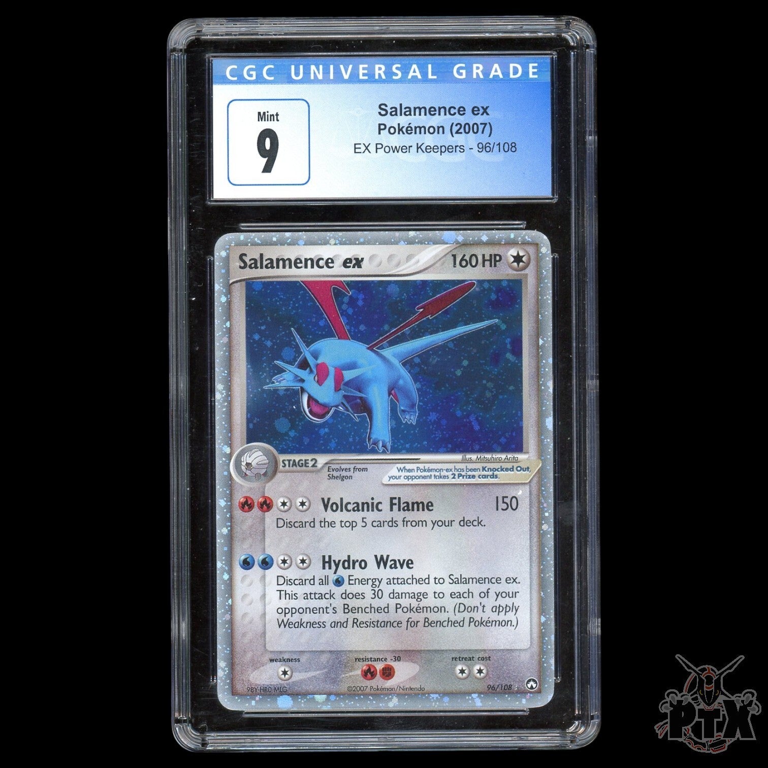 Salamence ex #96/108 CGC 9 EX Power Keepers Pokemon 2007