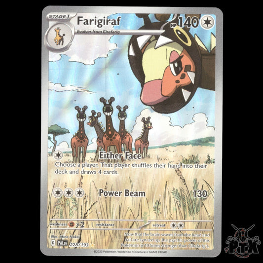 Farigiraf #228/193 Paldea Evolved NM/Near Mint Pokemon 2023