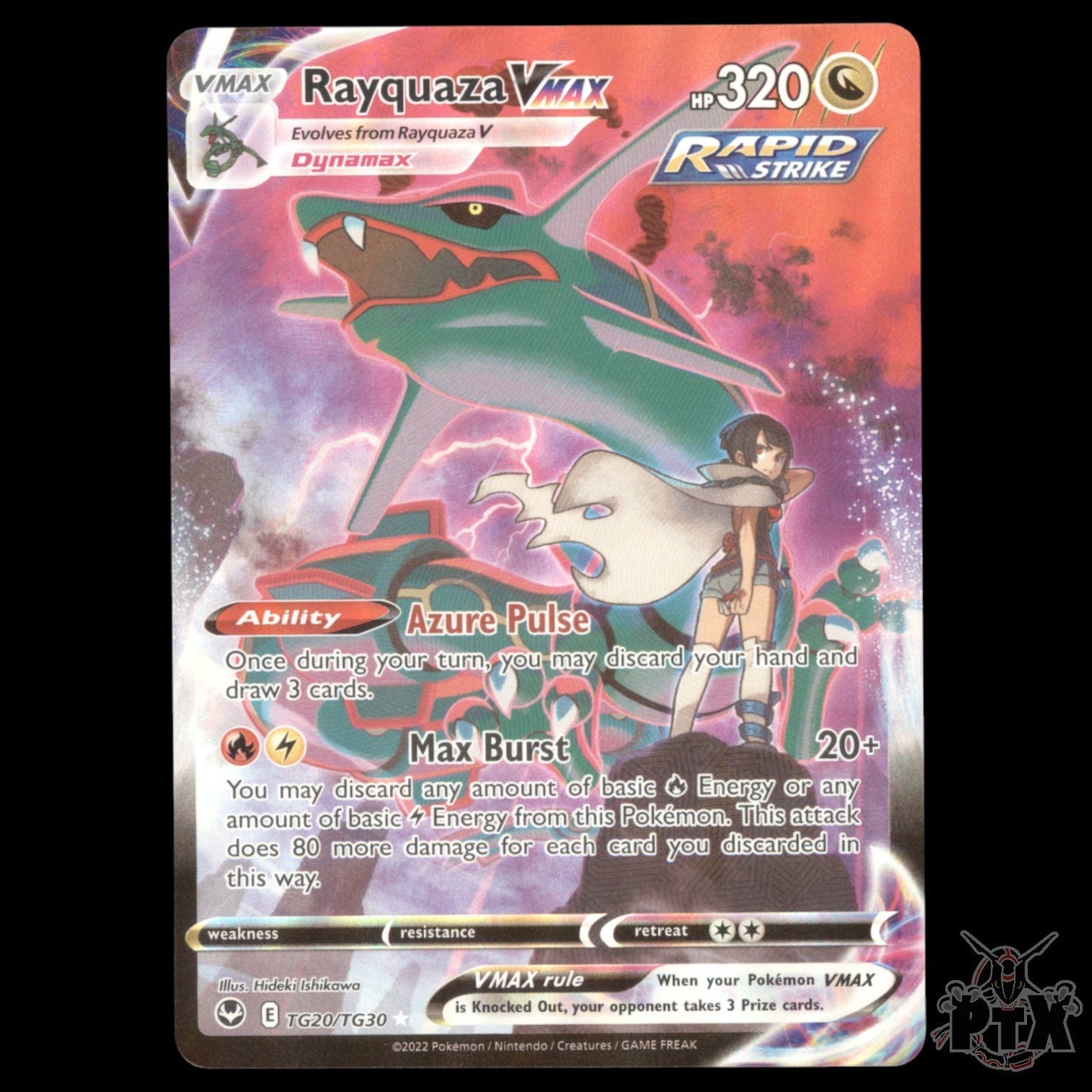 Rayquaza VMAX #TG20/TG30 Silver Tempest NM/Near Mint Pokemon 2022