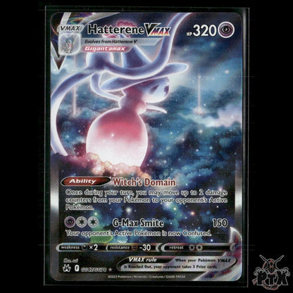 Hatterene VMAX GG47/GG70 SWSH: Crown Zenith: Galarian Gallery NM Pokemon