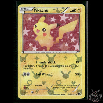 Pikachu RC7/RC25 Legendary Treasures: Radiant Collection LP/MP Pokemon