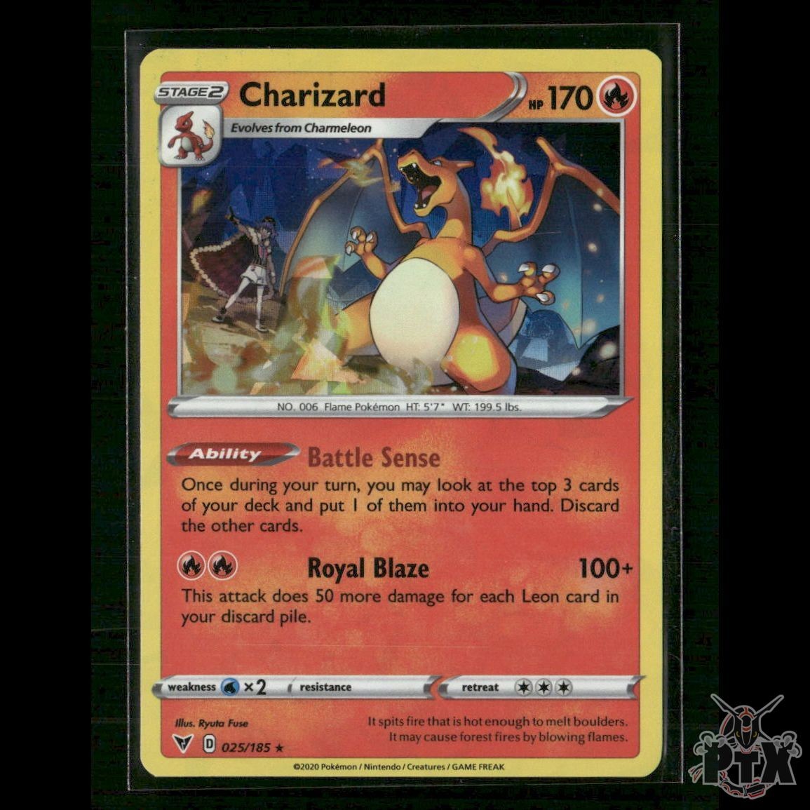 Charizard (Cracked Ice Holo) 025/185 Deck Exclusives NM Pokemon