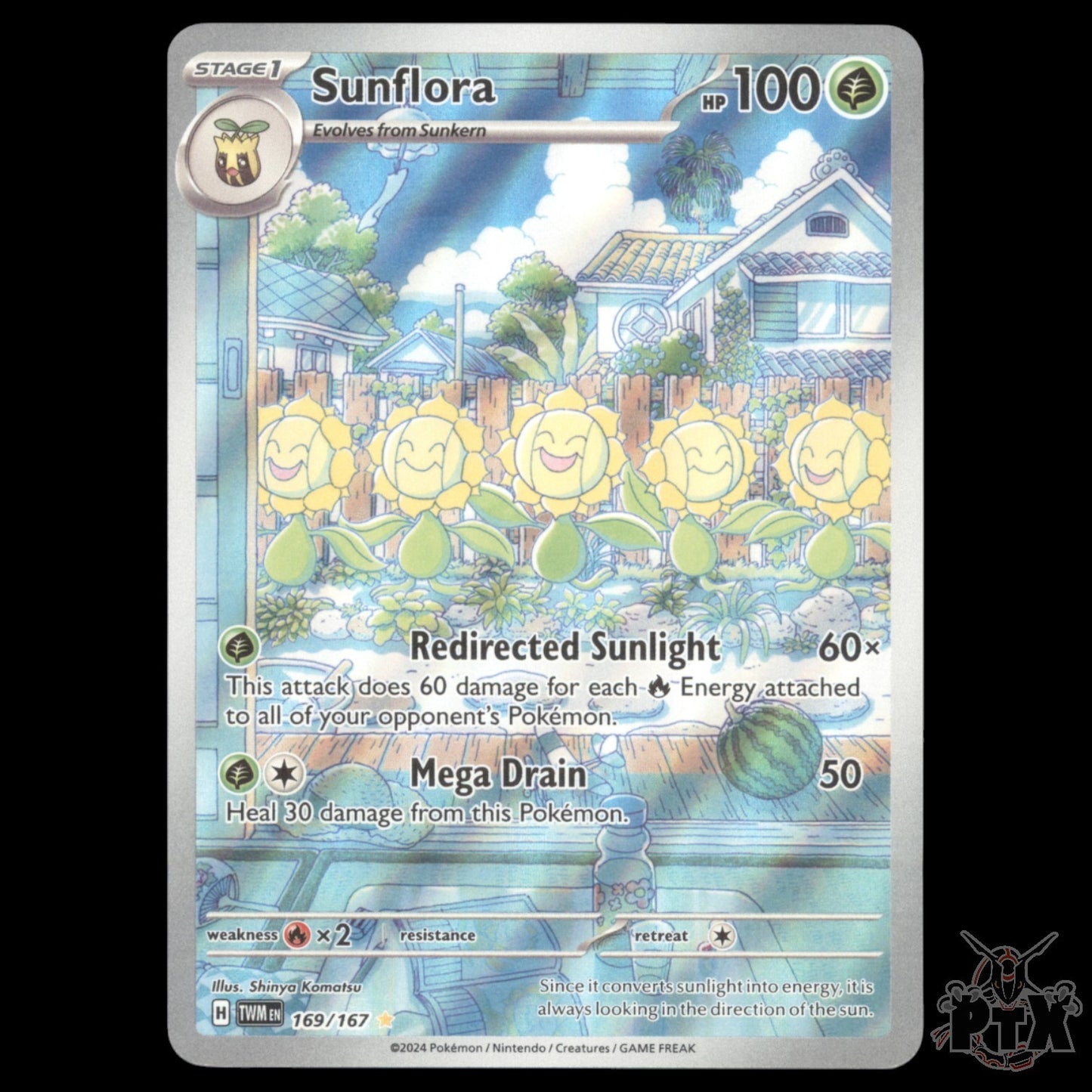Sunflora #169/167 Twilight Masquerade NM/Near Mint Pokemon 2024