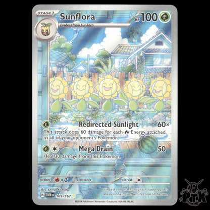 Sunflora #169/167 Twilight Masquerade NM/Near Mint Pokemon 2024