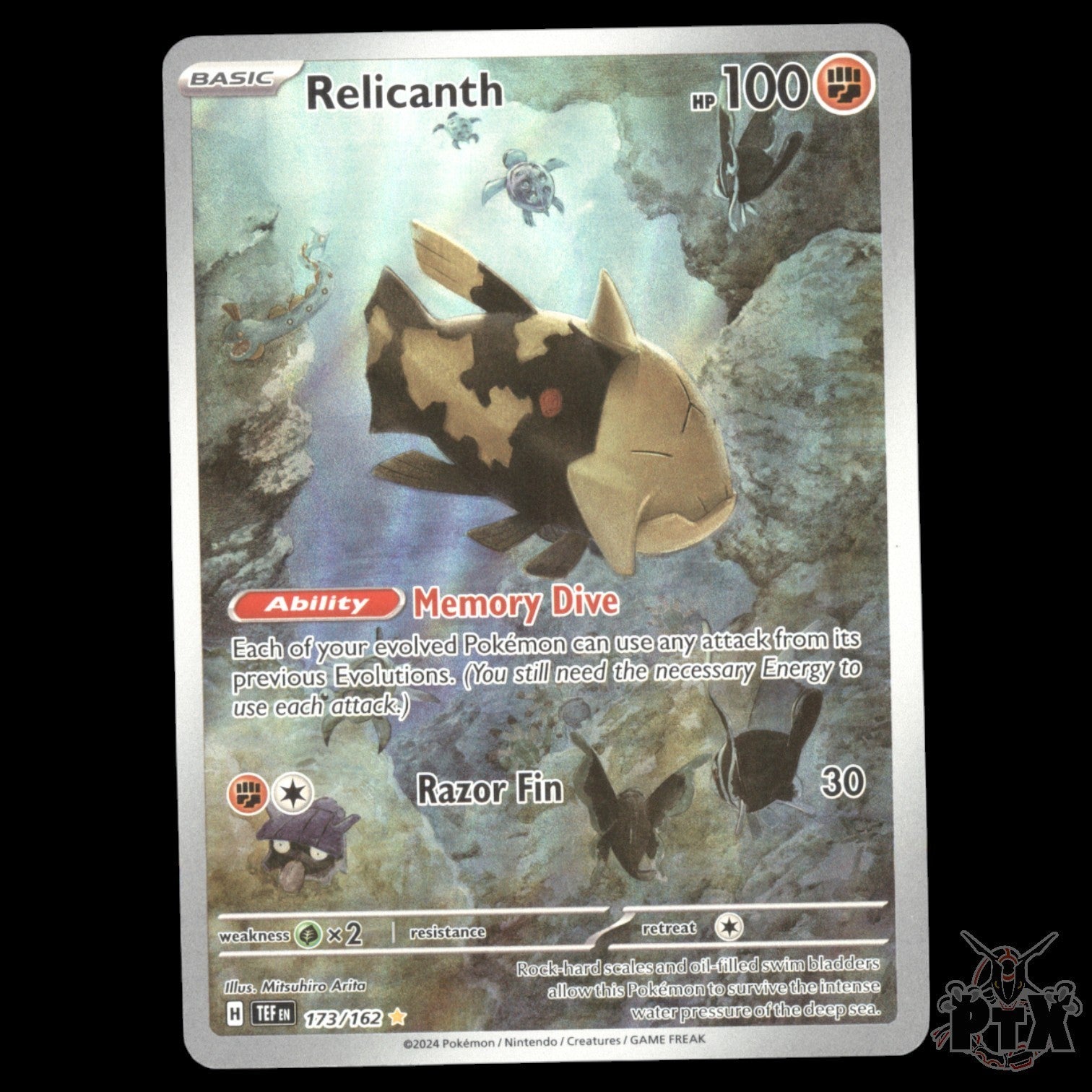 Relicanth #173/162 Temporal Forces NM/Near Mint Pokemon 2024