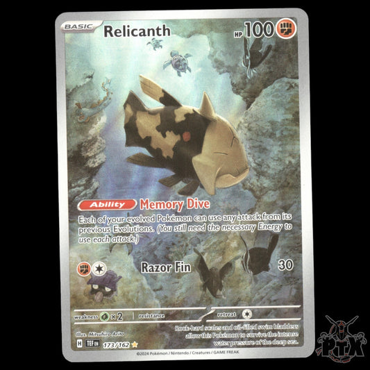 Relicanth #173/162 Temporal Forces NM/Near Mint Pokemon 2024