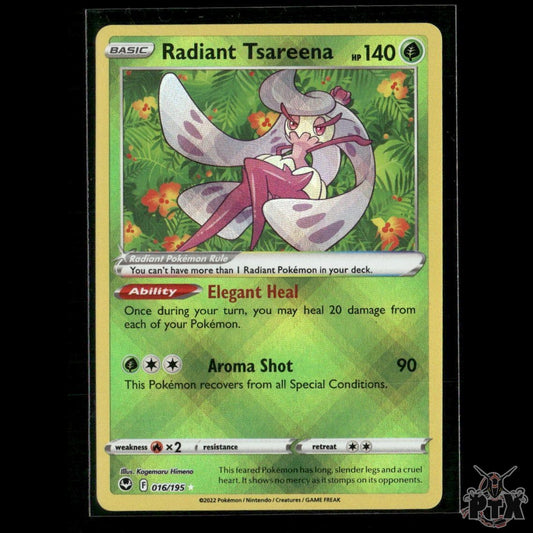 Radiant Tsareena 016/195 SWSH12: Silver Tempest NM Pokemon