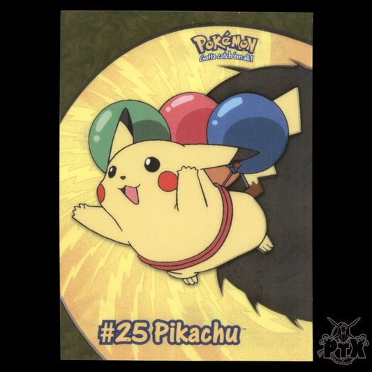 Pikachu #25 PC1 Topps Clear Card TV Animation Pokemon 2000