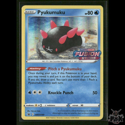 Pyukumuku (Prerelease) SWSH169 SWSH: Sword & Shield Promo Cards NM Pokemon