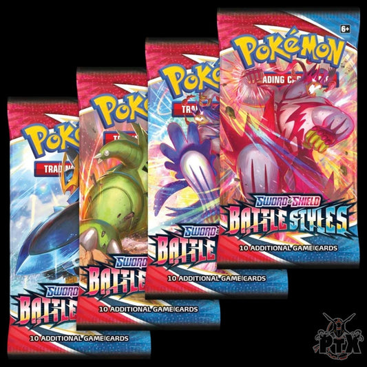 Battle Style Booster Pack Art Set X4 Pack Pokemon 2021