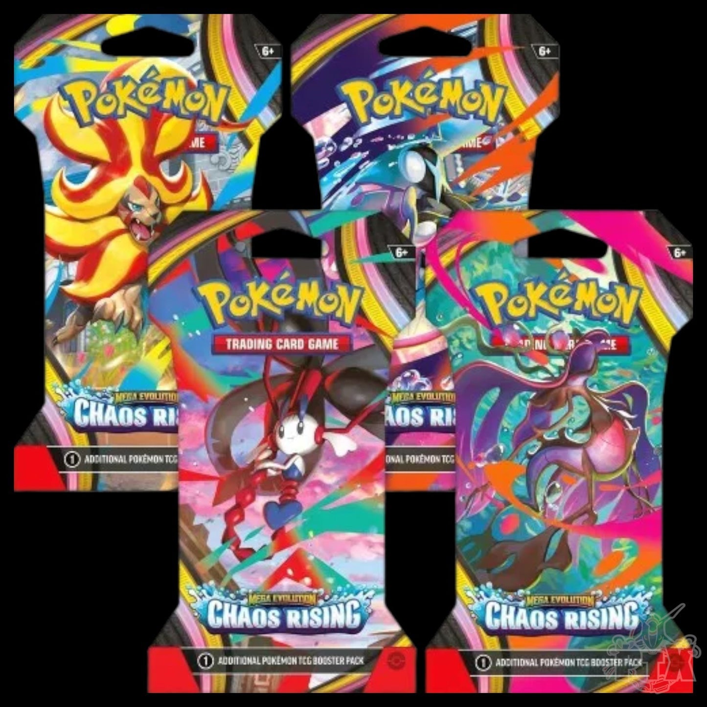 Chaos Rising Sleeved Booster Pack X1 Pokemon