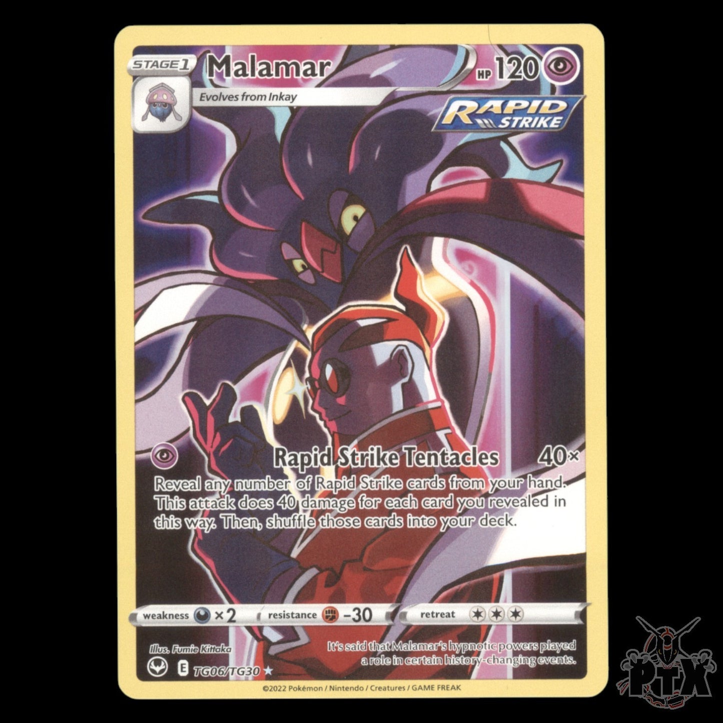 Malamar #TG06/TG30 Silver Tempest NM/Near Mint Pokemon 2022