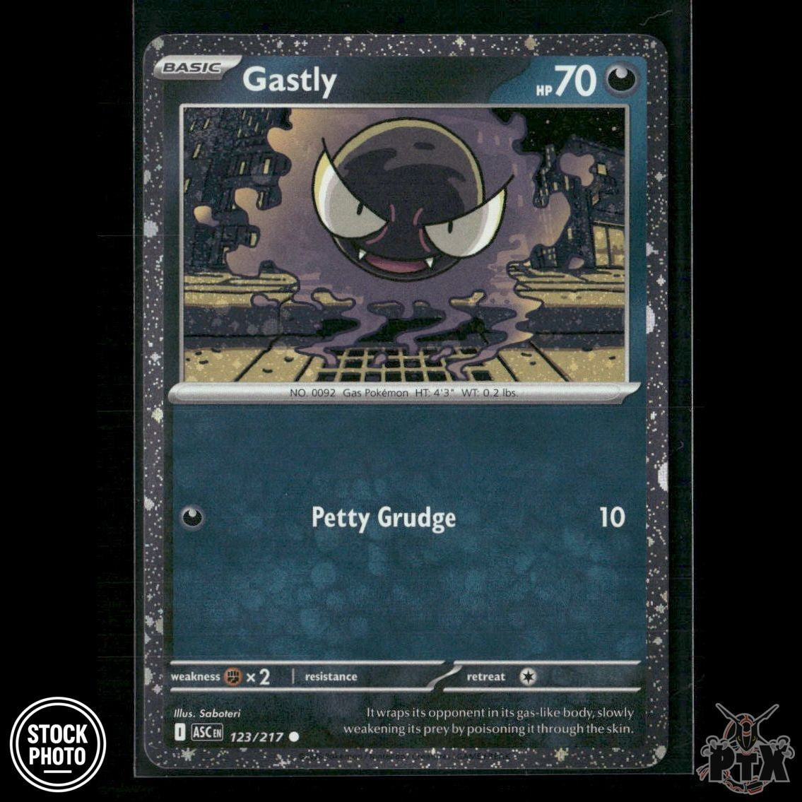 Gastly Cosmos Holo 123/217 Ascended Heroes Promo NM Pokemon