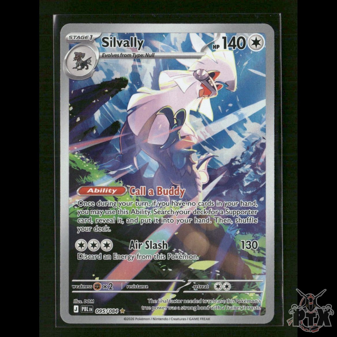 Silvally 095/084 ME05: Pitch Black NM Pokemon