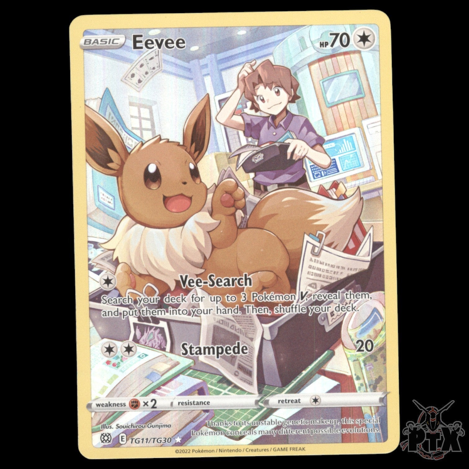 Eevee #TG11/TG30 Brilliant Stars NM/Near Mint Pokemon 2022