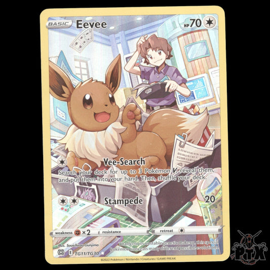 Eevee #TG11/TG30 Brilliant Stars NM/Near Mint Pokemon 2022