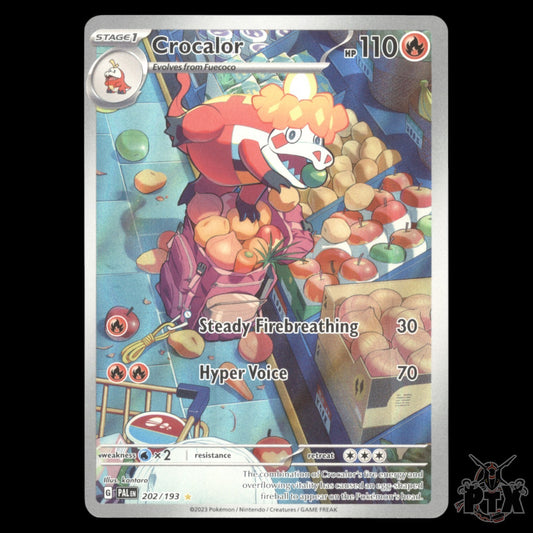 Crocalor #202/193 Paldea Evolved NM/Near Mint Pokemon 2023