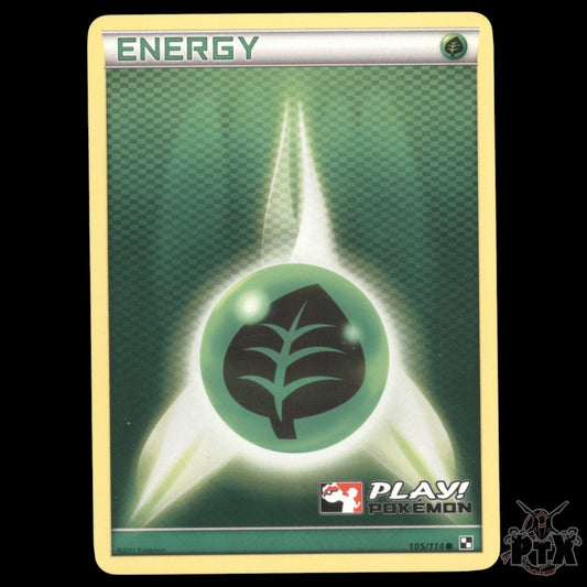 Grass Energy PLAY! Holo #105/114 Promo NM/Near Mint Pokemon 2011
