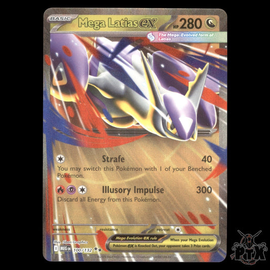 Mega Latias ex #100/132 Mega Evolution NM/Near Mint Pokemon 2025