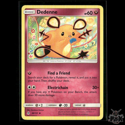 Dedenne 88/131 SM - Forbidden Light NM Pokemon