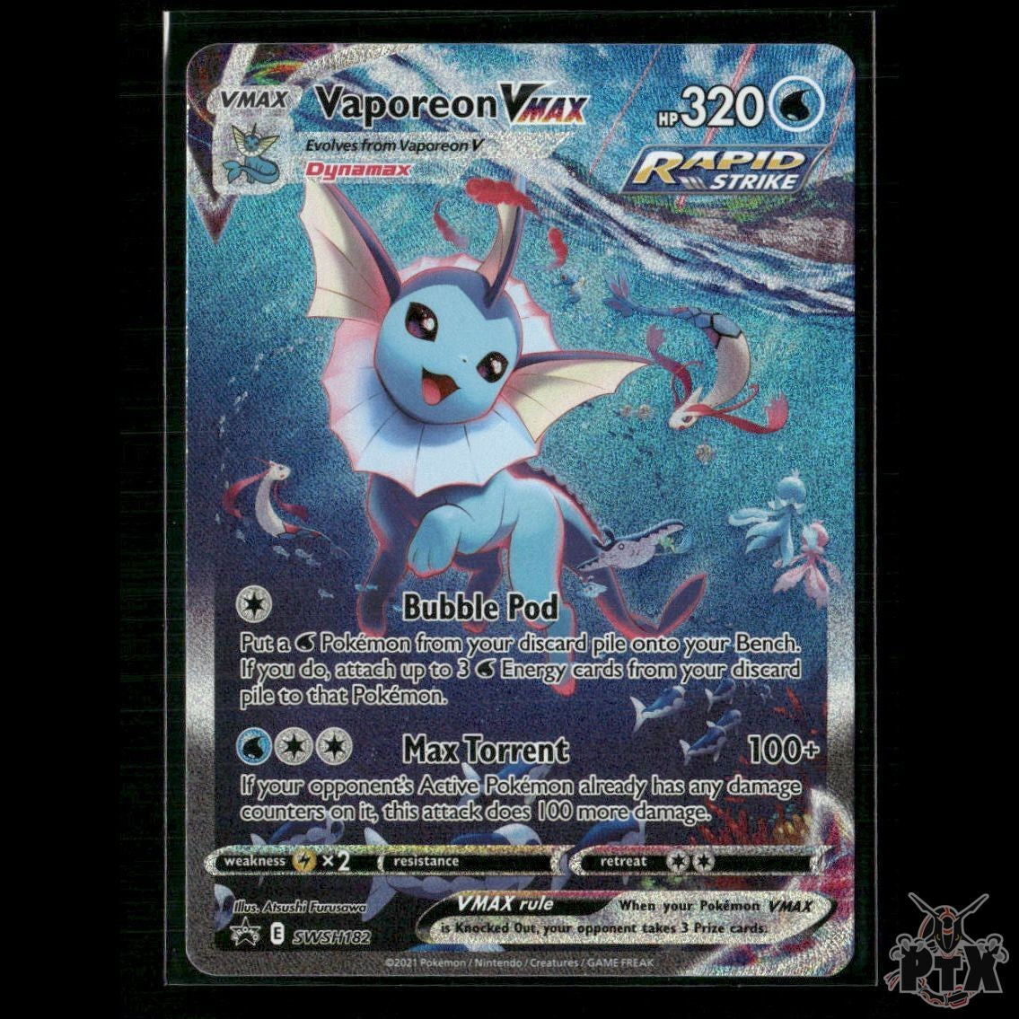 Vaporeon VMAX SWSH182 SWSH: Sword & Shield Promo Cards NM Pokemon