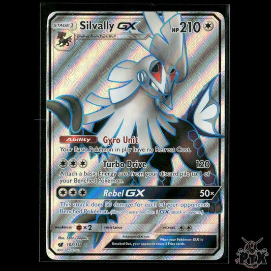 Silvally GX (Full Art) 108/111 SM - Crimson Invasion LP Pokemon