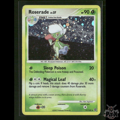Roserade Holo 17/132 Secret Wonders MP Pokemon