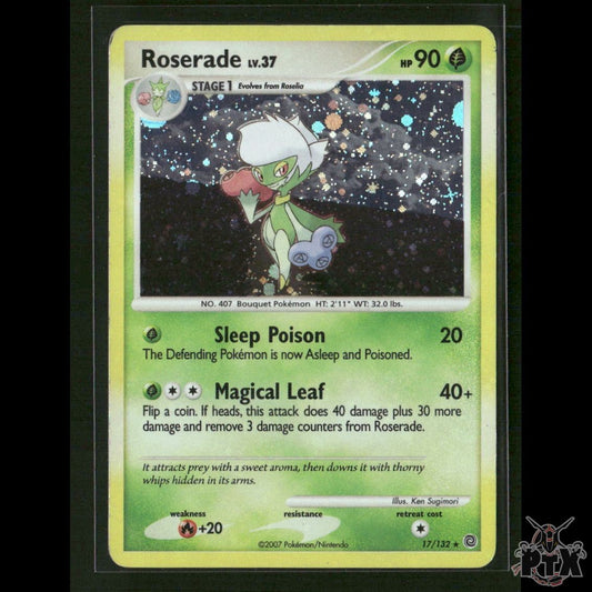 Roserade Holo 17/132 Secret Wonders MP Pokemon