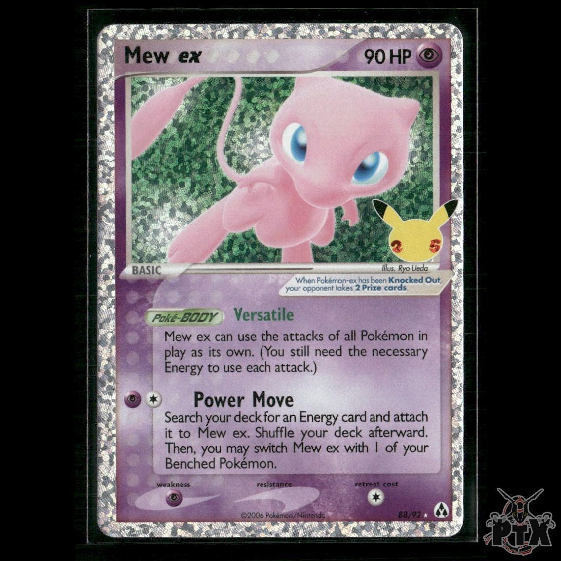Mew ex 88/92 Celebrations: Classic Collection NM Pokemon