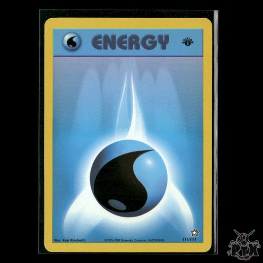Water Energy 111/111 1st Edition Neo Genesis LP Pokemon